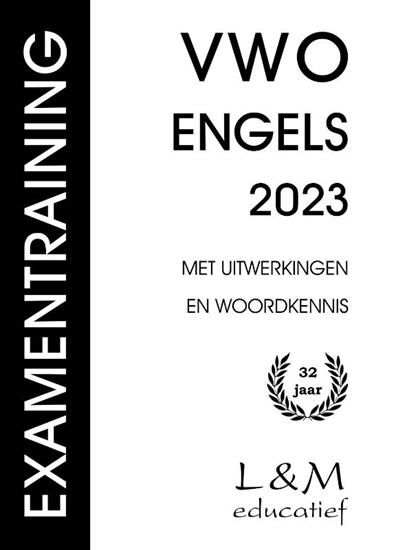 Afbeelding van Examentraining Vwo Engels 2023