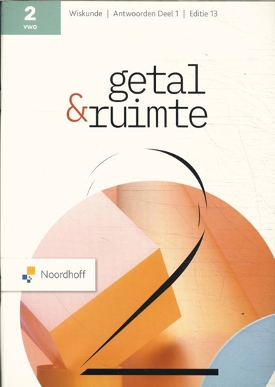 Afbeelding van Getal & Ruimte 2 vwo Antwoordenboek deel 1