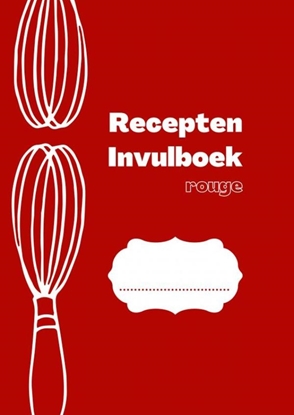 Afbeeldingen van Recepten invulboek Rouge