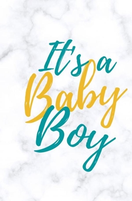 Afbeeldingen van Babyshower gastenboek It's a baby boy