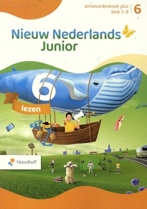 Afbeeldingen van Nieuw Nederlands Junior 6 lezen blok 5-8 Antwoordenboek plus