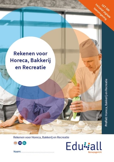 Afbeelding van Edu4all HBR Rekenen voor Horeca, Bakkerij en Recreatie | combipakket