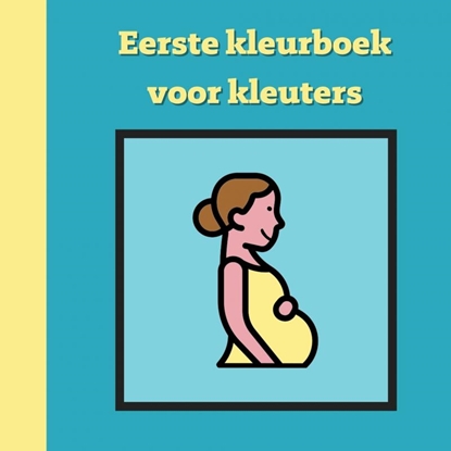 Afbeeldingen van Eerste kleurboek voor kleuters :: Geboorte