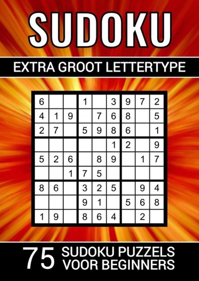 Afbeelding van Sudoku Extra Groot Lettertype - 75 Sudoku Puzzels voor Beginners