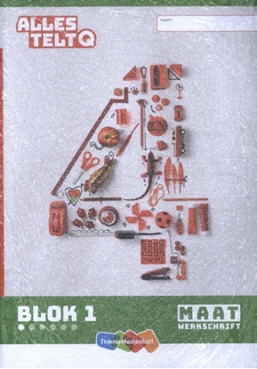 Afbeeldingen van Alles telt Q set maat blok 1 t/m 3 groep 4 Leerwerkschriften