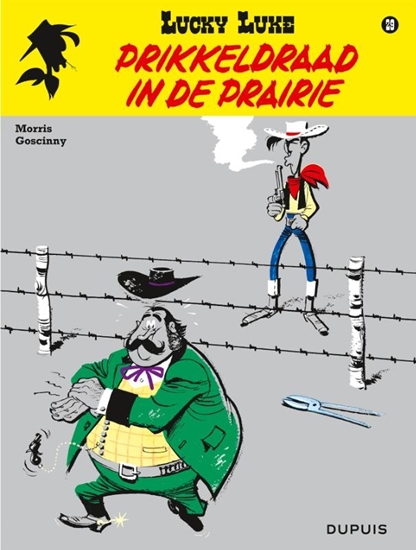 Afbeelding van Lucky Luke Prikkeldraad in de prairie