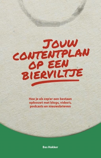 Afbeelding van Jouw contentplan op een bierviltje