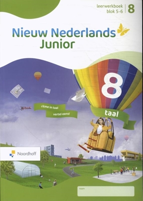 Afbeeldingen van Nieuw Nederlands Junior groep 8 blok 5-6 taal Leerwerboek