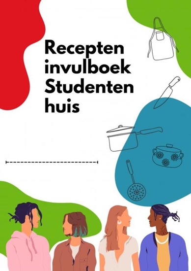 Afbeelding van Recepten invulboek Studentenhuis