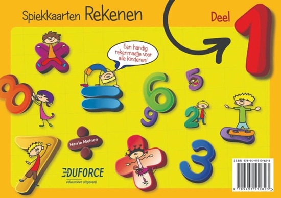 Afbeelding van Spiekkaarten rekenen deel 1