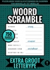 Afbeelding van Puzzelboek voor Slechtzienden en Ouderen, van Makkelijk tot Moeilijk - Woord Scramble - Extra Groot Lettertype - Nr. 17