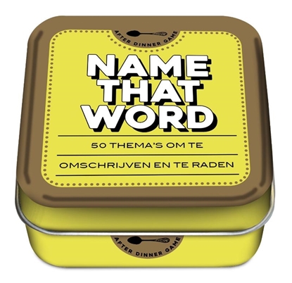 Afbeeldingen van After dinner games - Name that Word!