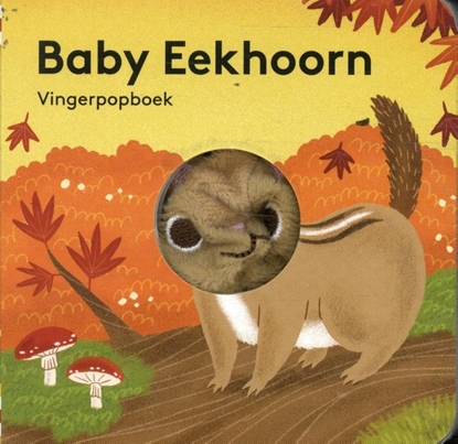 Afbeeldingen van Vingerpopboekje Baby eekhoorn
