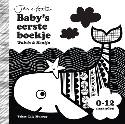 Afbeeldingen van Baby ziet ... Baby's eerste boekje: Walvis & Konijn