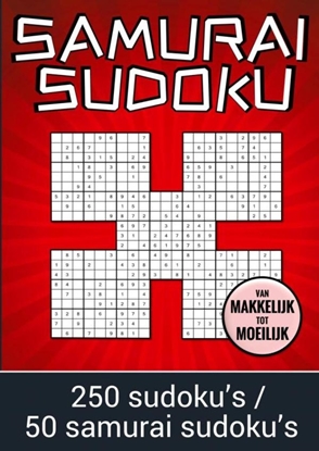 Afbeeldingen van Samurai Sudoku - van Makkelijk tot Moeilijk - 250 Sudoku's / 50 Samurai Sudoku's
