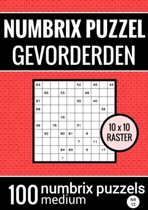 Afbeeldingen van Numbrix Puzzel Medium voor Gevorderden - Puzzelboek met 100 Numbrix Puzzels - NR.12