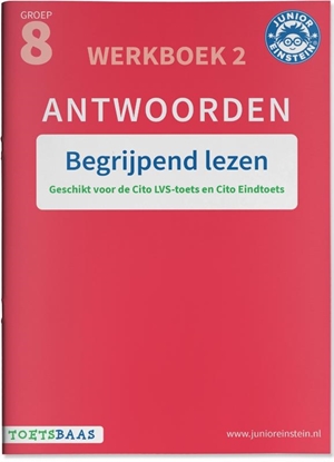 Afbeeldingen van Toetsbaas Begrijpend lezen 2 antwoordenboek