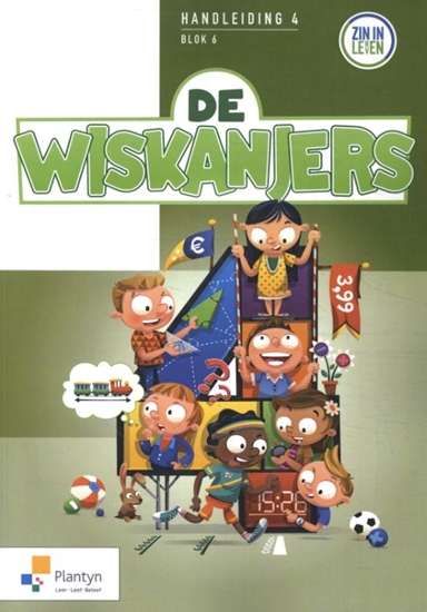 Afbeelding van De Wiskanjers 4de leerjaar Blok 6 Handleiding