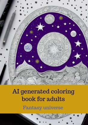 Afbeeldingen van AI generated coloring book for adults