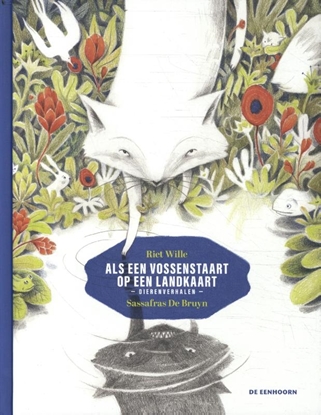 Afbeeldingen van Als een vossenstaart op een landkaart