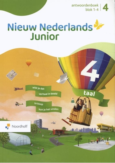 Afbeelding van Nieuw Nederlands Junior Taal groep 4 blok 1-4 antwoordenboek