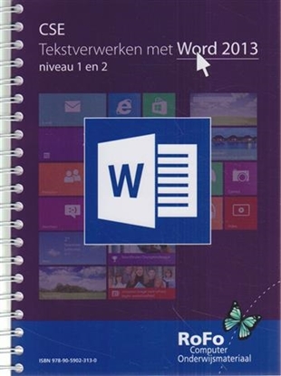 Afbeeldingen van CSE03 tekstverwerking met Word 2013 niveau 1 en 2