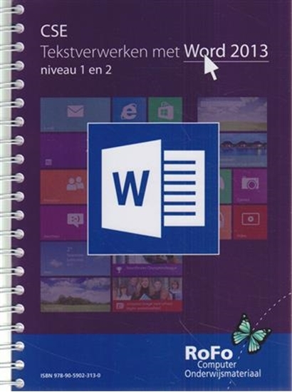 Afbeelding van CSE03 tekstverwerking met Word 2013 niveau 1 en 2