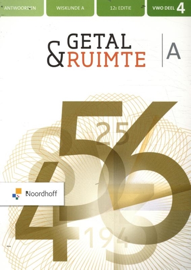 Afbeelding van Getal & Ruimte vwo A antwoordenboek 4