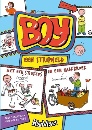 Afbeeldingen van Boy, een stripheld met een stiefzus en een halfbroer