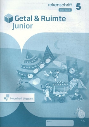 Afbeeldingen van Getal en Ruimte Junior groep 5 blok 8 en 9 Rekenschrift