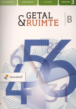 Afbeeldingen van Getal & Ruimte deel 3 vwo b wiskunde antwoordenboek