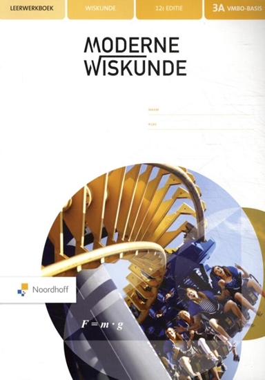 Afbeelding van Moderne Wiskunde 3a vmbo basis leerwerkboek