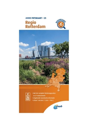 Afbeeldingen van ANWB Fietskaart Fietskaart Regio Rotterdam 1:66.666