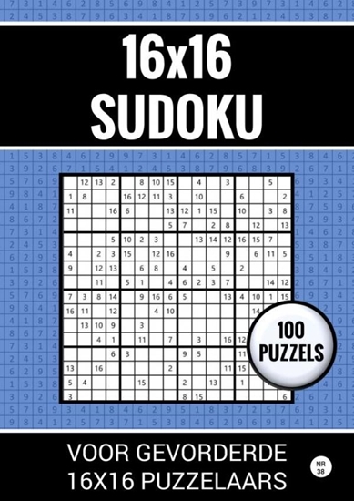 Afbeelding van 16x16 Sudoku - 100 Puzzels voor Gevorderde 16x16 Puzzelaars - Nr. 38