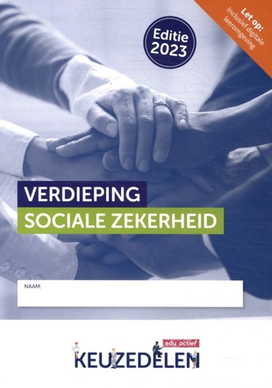 Afbeelding van Keuzedeel Verdieping sociale zekerheid 2023 | combipakket