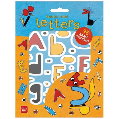 Afbeeldingen van Spelen met letters. Raamstickers