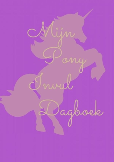 Afbeelding van Mijn pony invul dagboek paars
