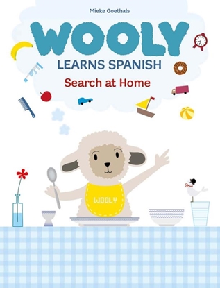 Afbeeldingen van Wooly Learns Spanish. Search at Home