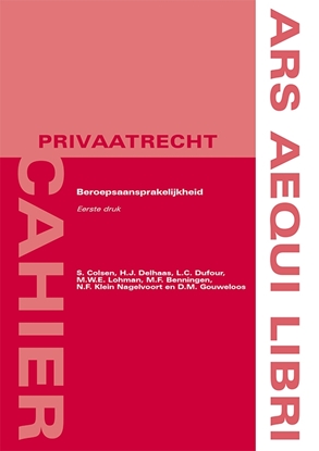 Afbeeldingen van Ars Aequi Cahiers - Privaatrecht Beroepsaansprakelijkhied