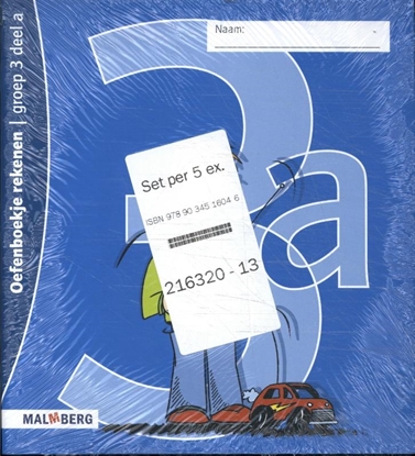 Afbeeldingen van Rekenen (set 5 ex) Groep 3a Oefenboekje