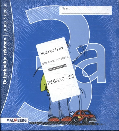 Afbeelding van Rekenen (set 5 ex) Groep 3a Oefenboekje