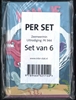 Afbeelding van Zeemeermin - Uitnodiging PK 944 - set van 6