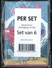 Afbeelding van Zeemeermin - Uitnodiging PK 944 - set van 6
