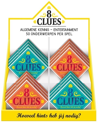 Afbeeldingen van Display 8 clues 2x 6 ex