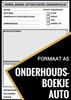 Afbeelding van Onderhoudsboekje Auto - Universeel Reparatie Boek