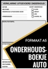Afbeelding van Onderhoudsboekje Auto - Universeel Reparatie Boek
