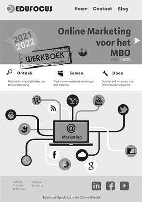 Afbeeldingen van Online Marketing voor het MBO 2021-2022 Werkboek
