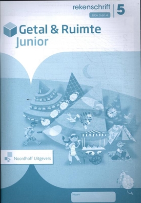 Afbeeldingen van Getal en Ruimte junior Groep 5 blok 3 en 4 Rekenschrift