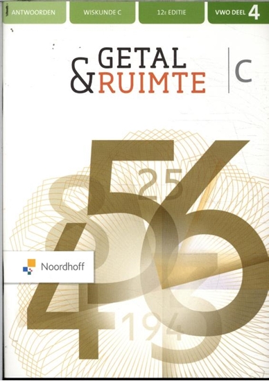 Afbeelding van Getal & Ruimte vwo deel 4 Antwoorden
