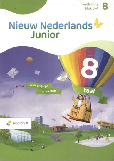 Afbeelding van Nieuw Nederlands Junior groep 8 blok 3-4 taal handleiding